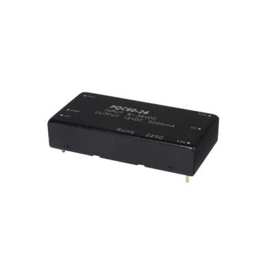 شريحة الدوائر المتكاملة PQC60-24-S24 مخرجات محددة واحدة DC DC Converter