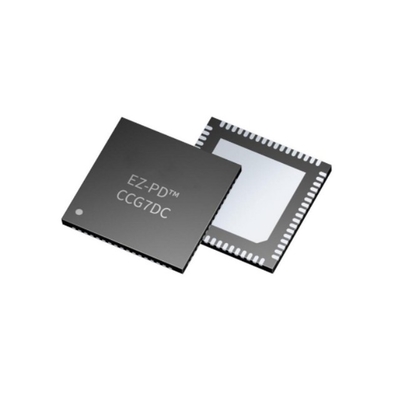 رقاقة الدوائر المتكاملة CYPD727268LQXQ منفذ مزدوج توصيل الطاقة USB-C ومراقب DC-DC