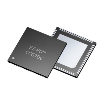 رقاقة الدوائر المتكاملة CYPD727268LQXQT منفذ مزدوج توصيل الطاقة USB-C ومراقب DC-DC