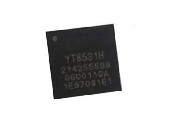 شبكة Ethernet IC YT8531H-CA الصناعية ذات الميناء الواحد 1000M شبكة Ethernet PHY طبقة رقاقة