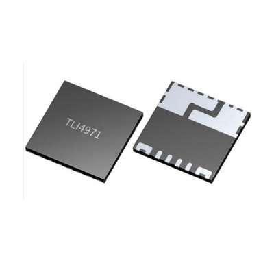 جهاز استشعار IC TLI4971A075T5E0001XUMA1 50A جهاز استشعار تيار عالي الدقة بدون جوهر IC