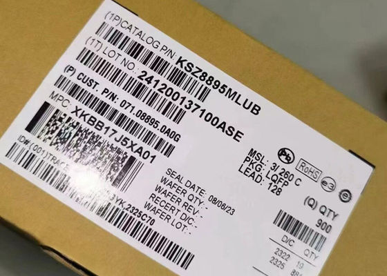 إيثيرنت IC KSZ8895MLUB مفاتيح إيثيرنت للسيارات المتكاملة ذات 5 منافذ LQFP-128