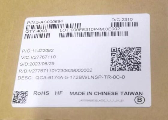 BT IC QCA6174A-5 عالية الأداء ثنائي النطاق 802.11ac بلوتوث 5.0 رقاقة واحدة