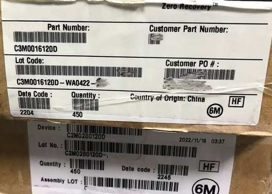 رقاقة الدوائر المتكاملة C3M0016120D 1200V 115A SiC Power MOSFET ترانزستور TO-247-3