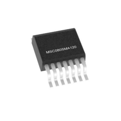 رقاقة الدوائر المتكاملة MSC080SMA120SDT ترانزستور MOSFET الكربيد السيليكوني عالي الكفاءة
