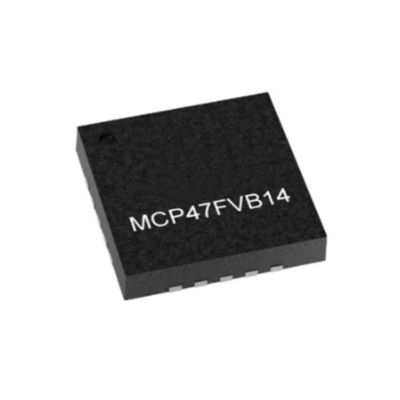 رقاقة الدوائر المتكاملة MCP47FVB14-E/MQ محولات رقمية إلى نظرية 10 بت QFN-20
