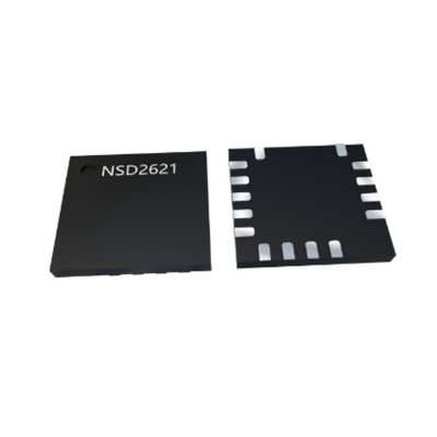 GaN IC NSD2621C-DQAGR حزمة LGA 5V عالية الجهد GaN Half-bridge Driver IC