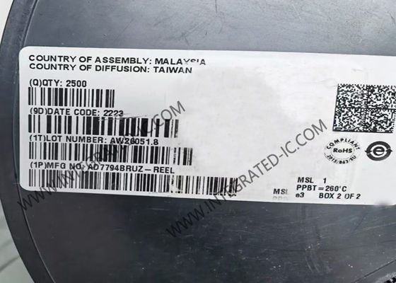 AD7794BRUZ 6 قنوات منخفضة الضوضاء منخفضة الطاقة 24 بت المحولات التناظرية إلى الرقمية