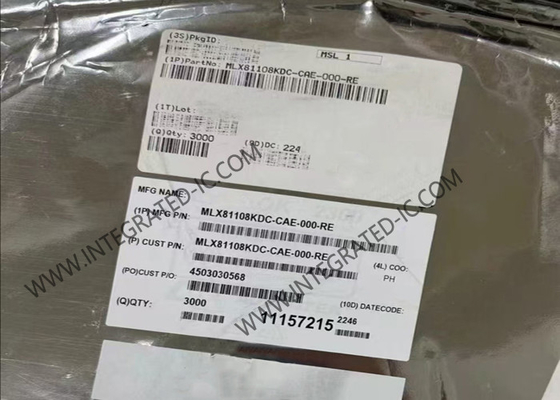 MLX81108KDC-CAE-000-RE رقاقة الدوائر المتكاملة القناة الواحدة LIN RGB Slave ضوء محيط