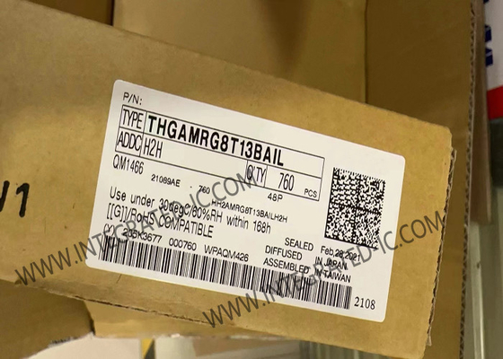 THGAMRG8T13BAIL ذاكرة IC رقاقة 256Gbit NAND ذاكرة IC FBGA-153 eMMC أقراص فلاش