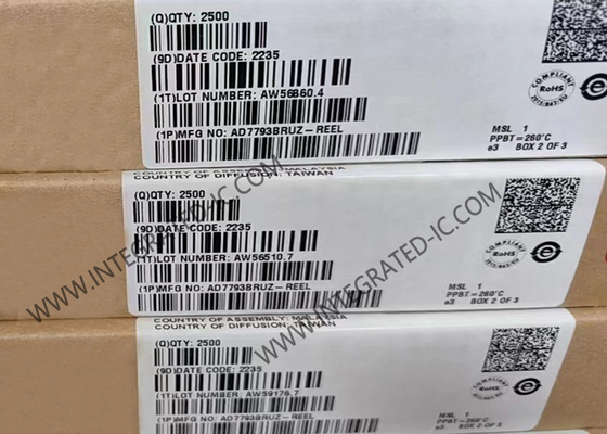 شريحة الدوائر المتكاملة AD7793BRUZ 3 قناة ضوضاء منخفضة 24Bit Sigma Delta ADC