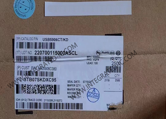 شريحة الدائرة المتكاملة USB5906CT/KD 6-Port USB 3.2 Gen Hight -Speed SmartHubTM Controller