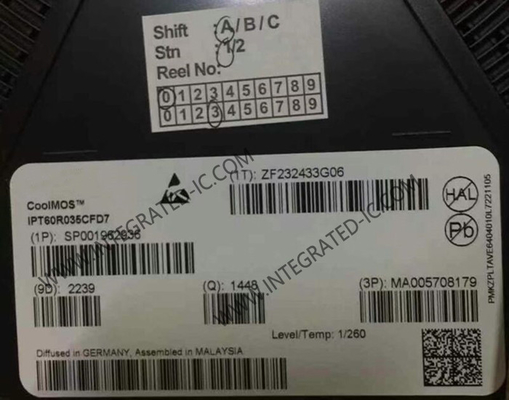 رقاقة الدوائر المتكاملة IPT60R035CFD7 109nC 351W MOSFET Power Transistor HSOF8