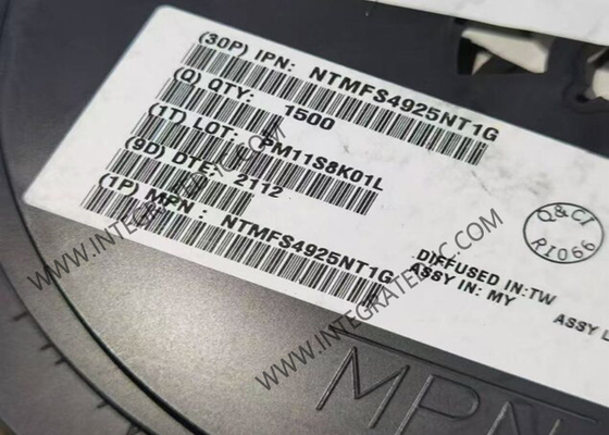 رقاقة الدائرة المتكاملة NTMFS4925NT1G 30 فولت N-Channel Power MOSFET Transistors