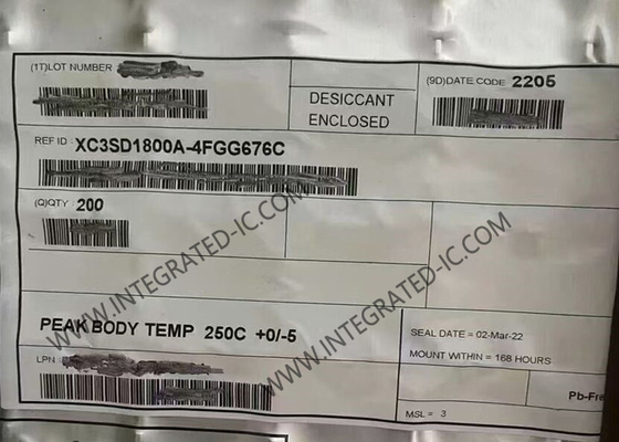 XC3SD1800A-4FGG676C مجموعة بوابة قابلة للبرمجة في الميدان FBGA-676 Spartan®-3A DSP FPGA IC