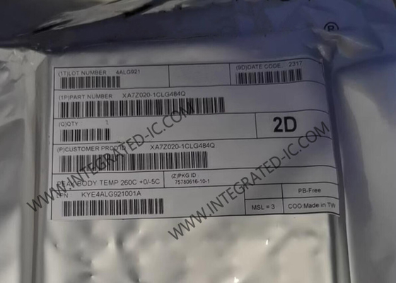 رقاقة الدوائر المتكاملة XA7Z020-1CLG484Q LFBGA484 المجال المبرمجة بوابة التسلسل