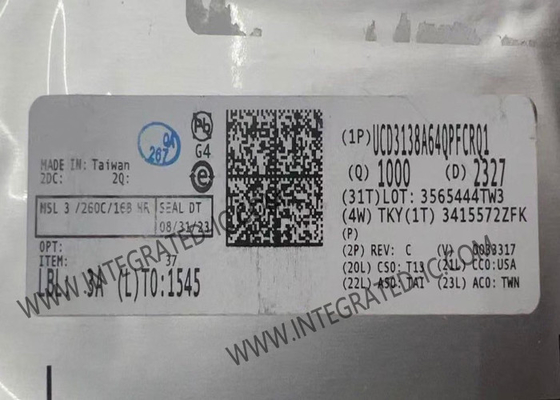 UCD3138A64QPFCRQ1 رقاقة الدوائر المتكاملة وحدة تحكم رقمية متكاملة للغاية للطاقة المعزولة