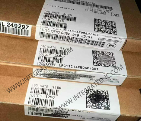 LPC11C14FBD48/301 وحدة التحكم الدقيقة MCU 32-Bit Single-Core ARM Cortex-M0 وحدة التحكم الدقيقة LQFP-48
