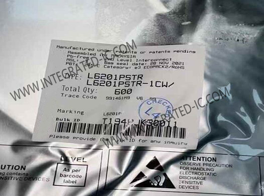 L6201PSTR رقاقة الدوائر المتكاملة DMOS مدفع الجسر الكامل 4A مدفعات محركات DC المفرشة