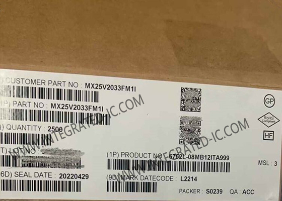 MX25V2033FM1I ذاكرة IC رقاقة 2Mbits CMOS MXSMIO® متسلسلة أو ذاكرة فلاش IC SOP-8