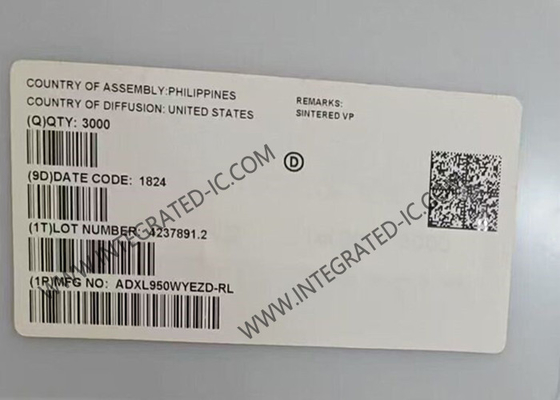 ADXL950WYEZD Sensor IC Accelerometer Single Axis مع استشعار تسارع الطيف المزدوج