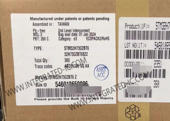 متحكم مضمن MCU STM32H730ZBT6550 ميجا هرتز 128 كيلو بايت متحكم IC