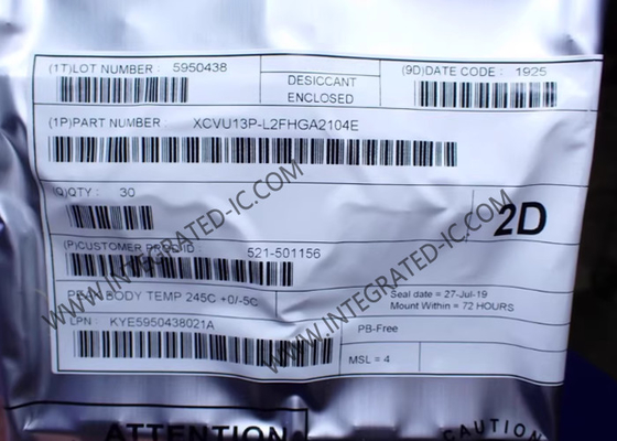 XCVU13P-L2FHGA2104E حقل قابل للبرمجة بوابة التسلسل VU13P نظام المنطق المدمج FPGA IC