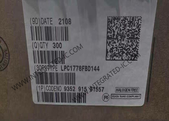 LPC1778FBD144 وحدة التحكم الدقيقة MCU 32 بت ARM Cortex M3 وحدة التحكم الدقيقة LQFP144
