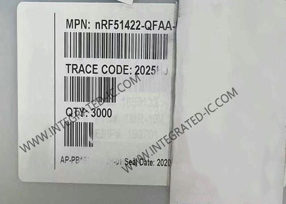 NRF51422-QFAA BT IC Multiprotocol BT طاقة منخفضة ونظام على شريحة 2.4GHz
