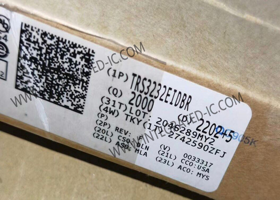 TRS3232EIDBR رقاقة الدوائر المتكاملة متعددة القنوات RS-232 محرك خط ومستقبل مع حماية IECESD ± 15kV