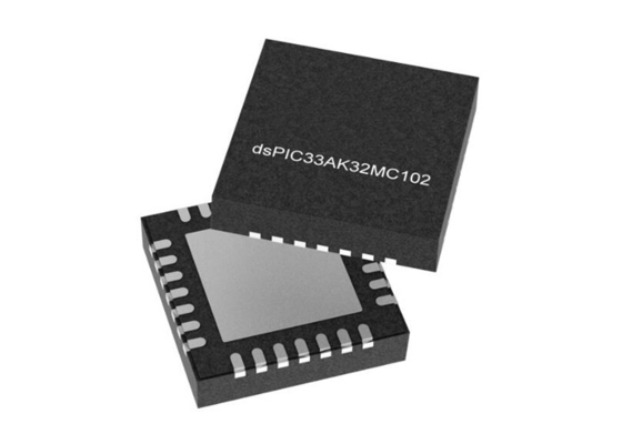 DSPIC33AK32MC102-I/M7 وحدة التحكم الدقيقة MCU 32 بت DSC VQFN-28 وحدة تحكم إشارة رقمية