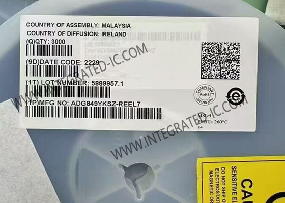 ADG849YKSZ رقاقة الدوائر المتكاملة 600mOhm CMOS SPDT Switch IC SC70-6 Analog Switch IC
