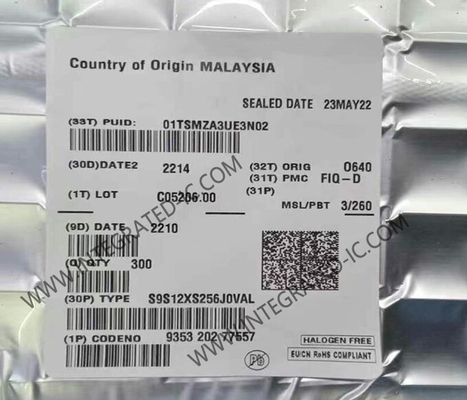 S9S12XS256J0VAL وحدة التحكم الدقيقة MCU 16-Bit MCU 40MHz HCS12X وحدة التحكم الدقيقة IC