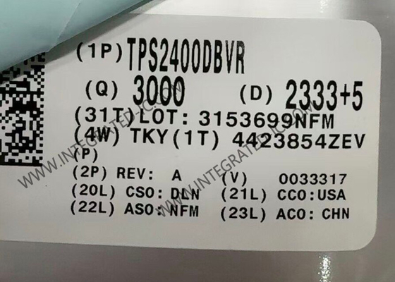 TPS2400DBVR رقاقة الدوائر المتكاملة 5.5V جهاز تحكم حماية من الإفراط في الجهد مع حماية انتقالية مدخل 100V