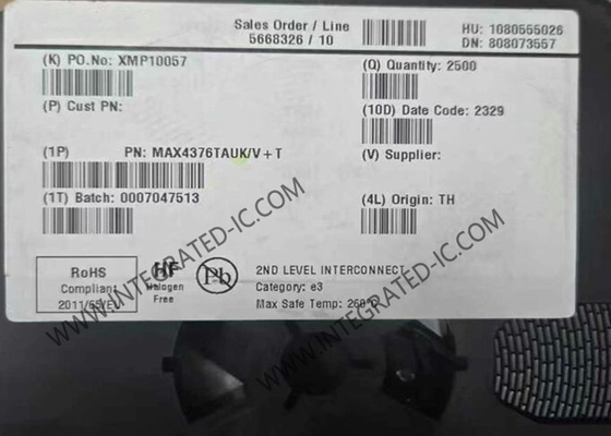 MAX4376TAUK رقاقة الدائرة المتكاملة 1mA مكبر التيار الجانبي العالي