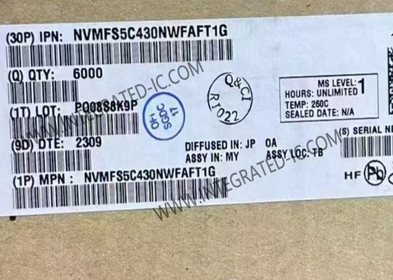 رقاقة الدائرة المتكاملة NVMFS5C430NWFAFT1G 40V 35A MOSFET الطاقة ترانزستورات قناة N واحدة