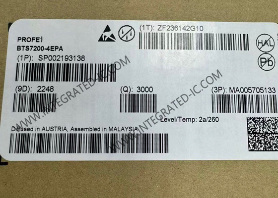 شريحة الدوائر المتكاملة BTS7200-4EPA 4 الناتج 1A مفاتيح الطاقة الذكية العالية الجانبية