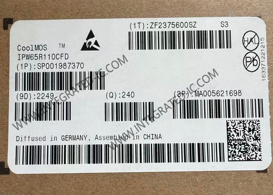IPW65R110CFD رقاقة الدائرة المتكاملة 650 فولت N-Channel Power MOSFET ترانزستورات TO-247-3