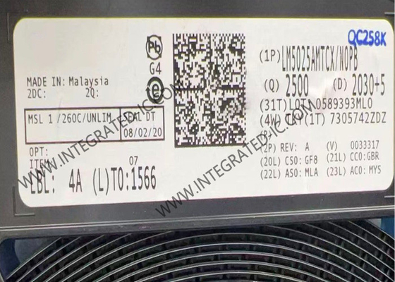 LM5025AMTCX رقاقة الدوائر المتكاملة 90 فولت وضع التوتر العصابة النشطة PWM