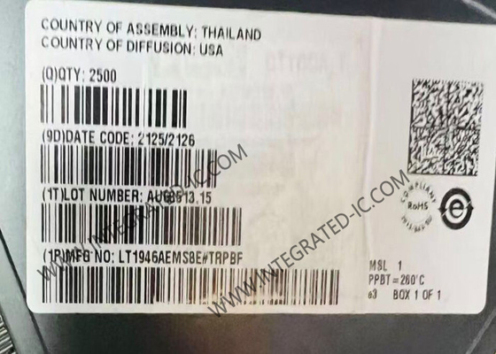 LT1946AEMS8E حلقة متكاملة رقاقة تعزيز DC DC محول MSOP8 خطوة إلى أعلى DC DC محول