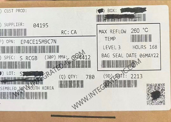 EP4CE15M9C7N المجال قابل للبرمجة بوابة التسلسل 200MHz الإعصار الرابع E FPGA IC BGA256 رقاقة FPGA
