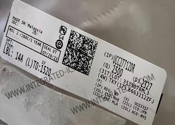 UCC27712DR رقاقة الدائرة المتكاملة 620 فولت نصف بريدج درايفر مع القفل