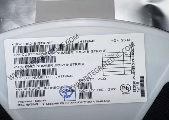 IRS2181STRPBF رقاقة الدائرة المتكاملة 600 فولت High Side And Low Side Gate Driver IC SOIC8