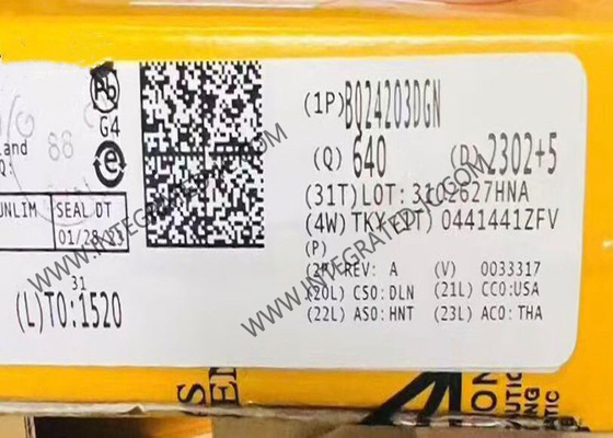 BQ24203DGN رقاقة الدوائر المتكاملة 500mA شاحن البطارية HVSSOP8 شاحن خطي ليثيوم أيون