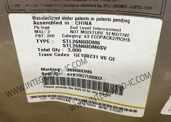 STL26N60DM6 رقاقة الدائرة المتكاملة 600V 15A MDmesh DM6 Power MOSFET Transistors