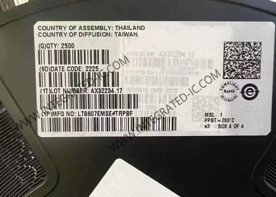 LT8607EMSE رقاقة الدوائر المتكاملة 42V 750mA المنظم المتزامن للخطوة إلى أسفل MSOP10