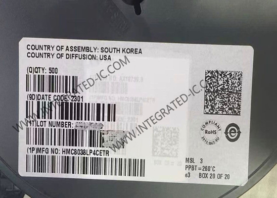 HMC8038LP4CETR وحدة الاتصالات اللاسلكية العزل العالي السيليكون SPDT مفتاح غير عاكس