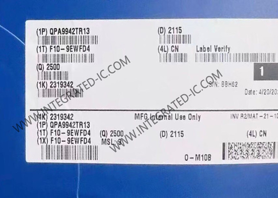 WIFI 6 رقاقة QPA9942TR13 3600MHz مكبر عالي الكفاءة 4 واط