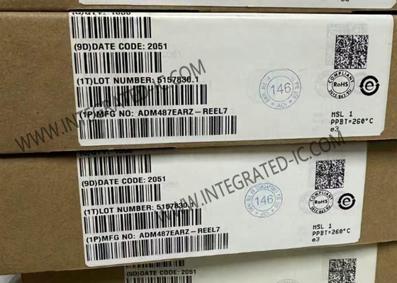 ADM487EARZ رقاقة الدوائر المتكاملة 5 فولت نصف مزدوج RS-485 وRS-422 جهاز الاستقبال