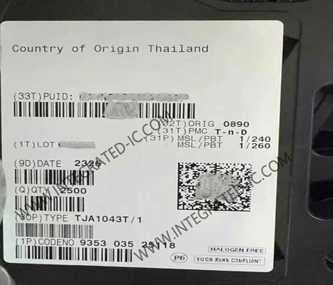 TJA1043T رقاقة الدوائر المتكاملة ناقل CAN عالي السرعة مع وضع الاستعداد والنوم